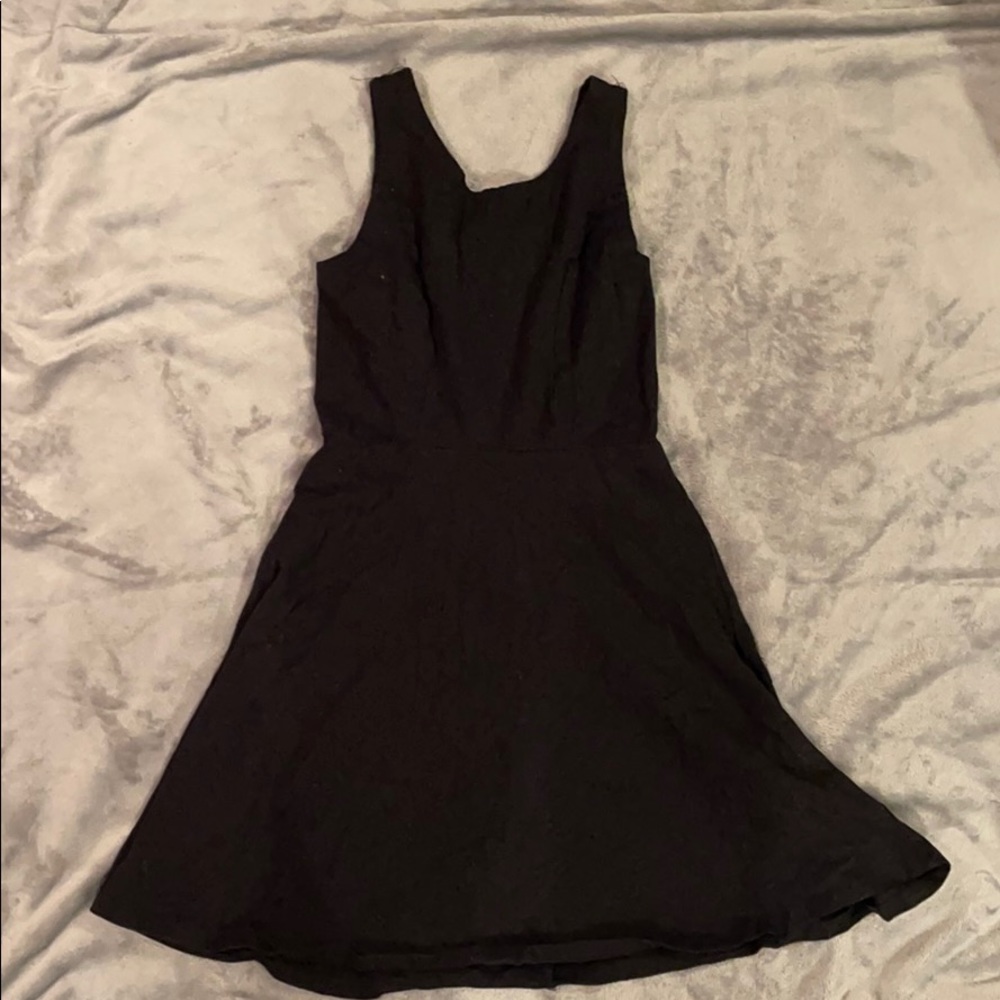 Black swing dress